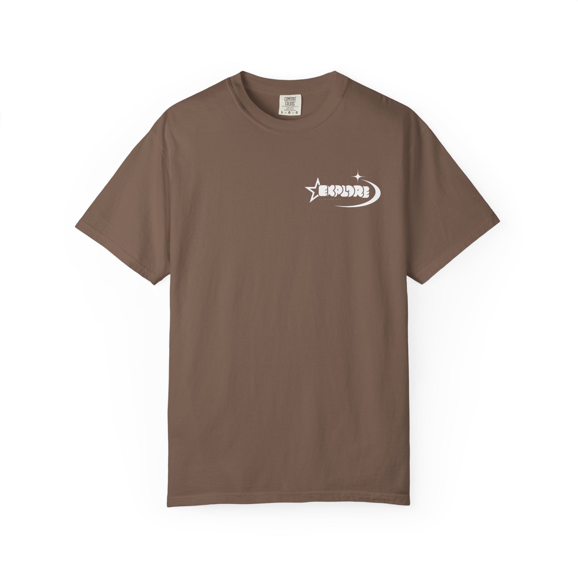 "XPLR LUNAR" box logo statement T-shirt