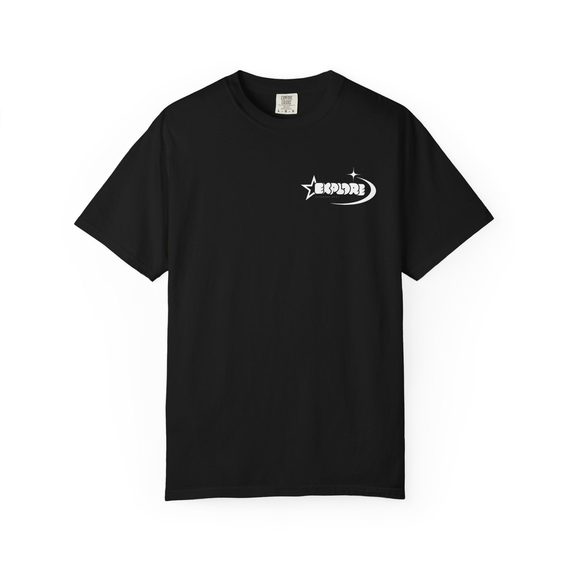 "XPLR LUNAR" box logo statement T-shirt