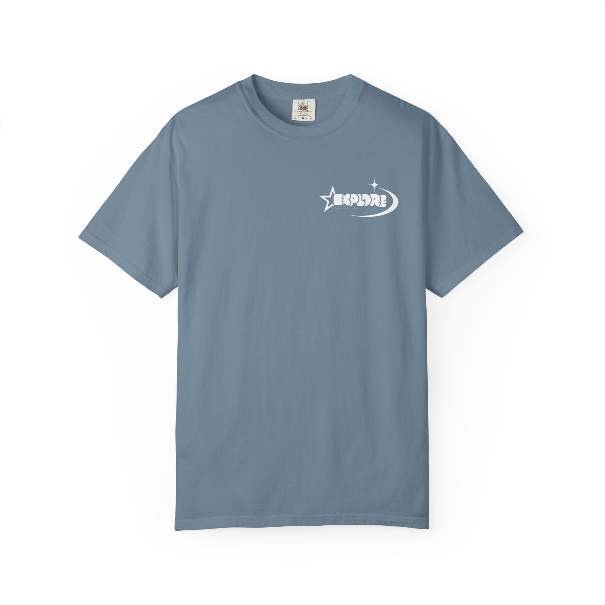 "XPLR LUNAR" box logo statement T-shirt