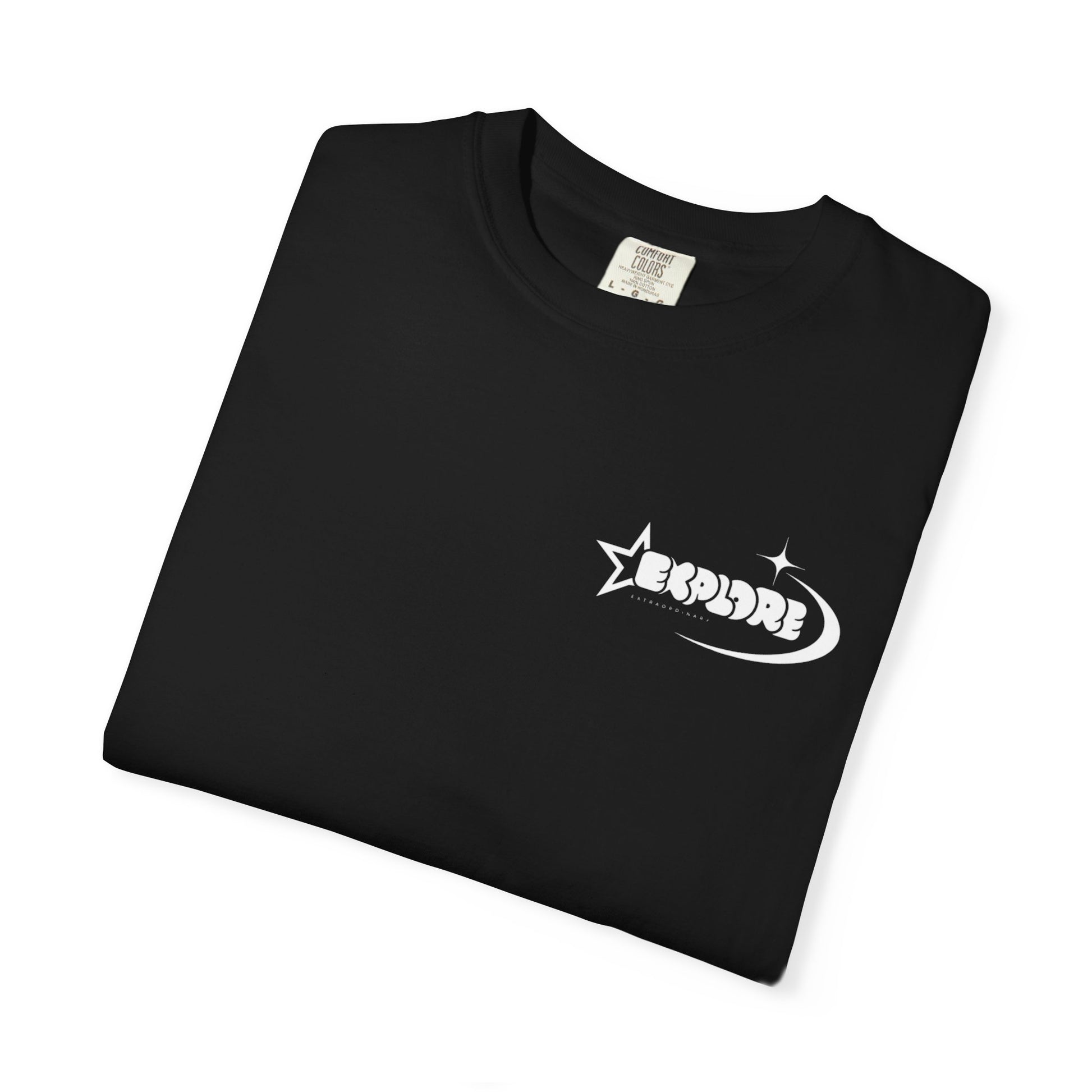 "XPLR LUNAR" box logo statement T-shirt