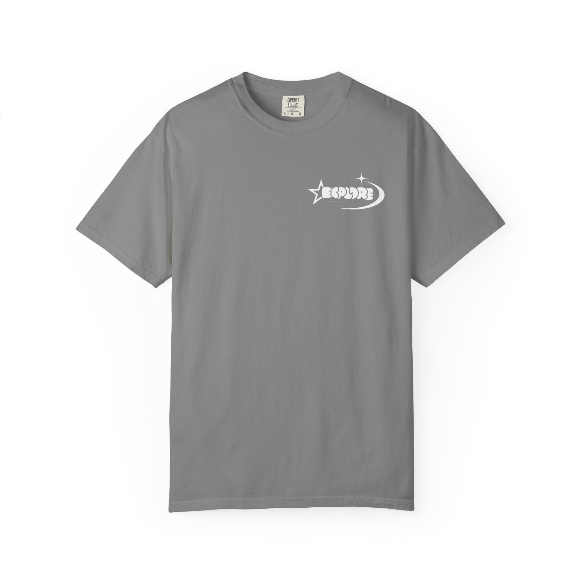 "XPLR LUNAR" box logo statement T-shirt