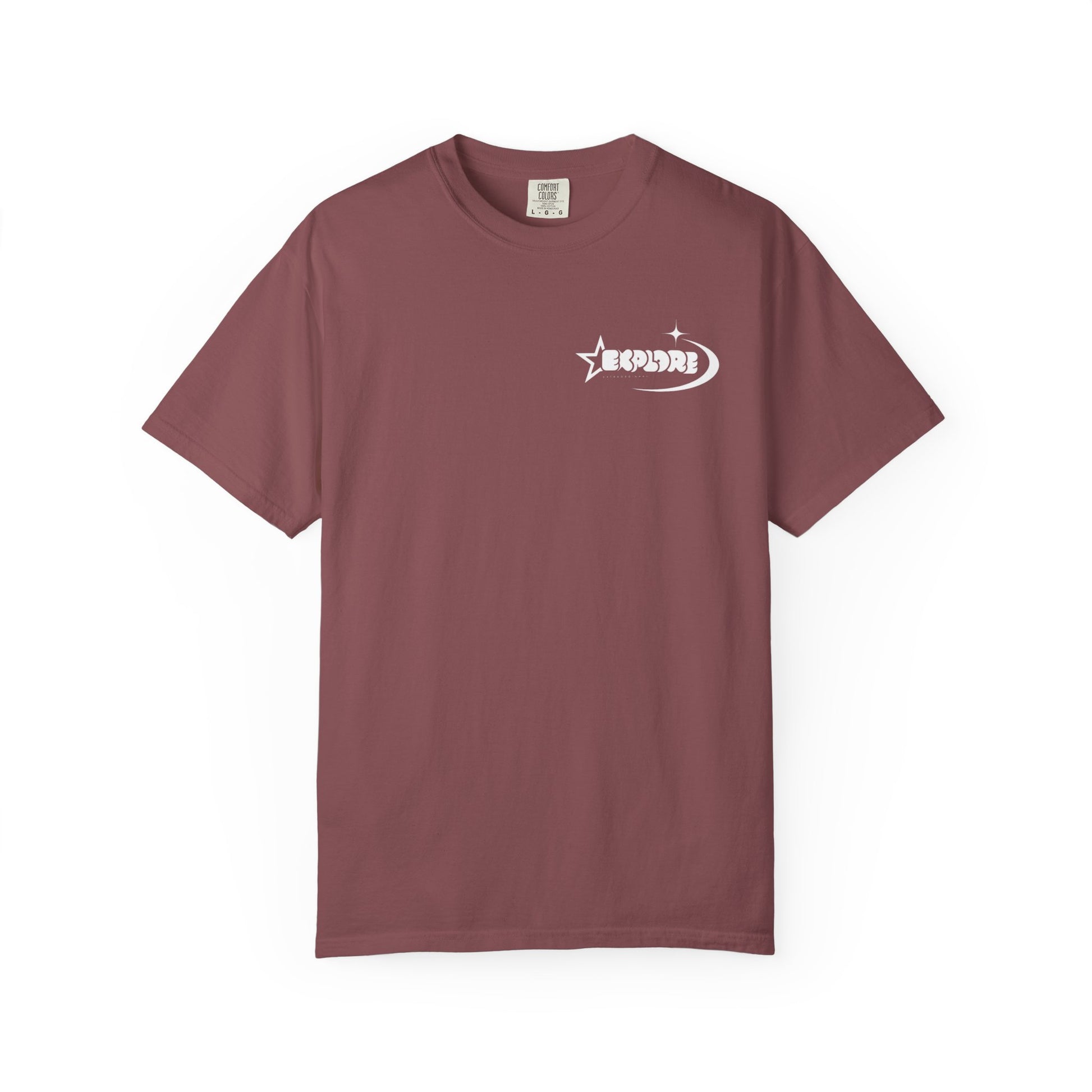 "XPLR LUNAR" box logo statement T-shirt