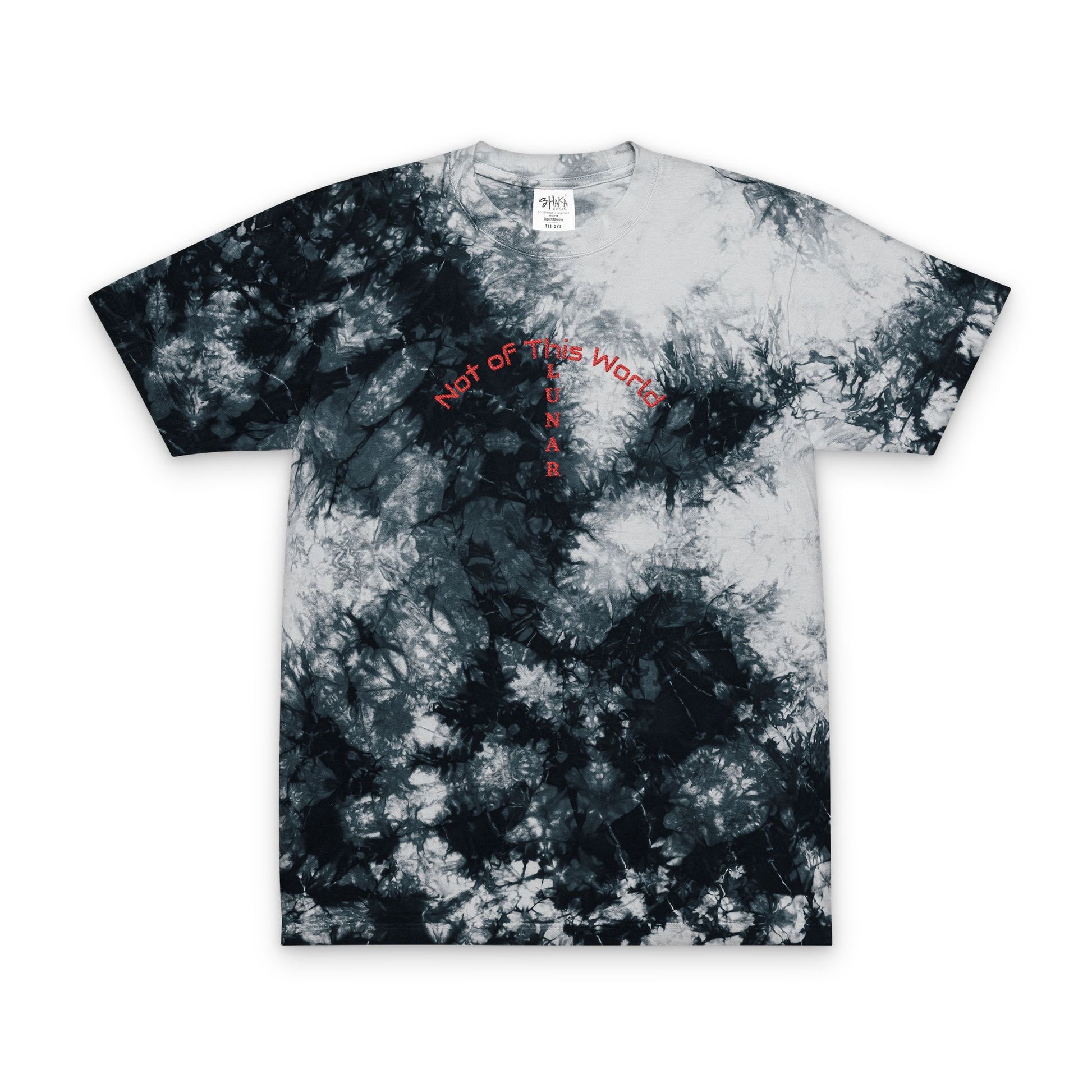 "NoTW" - Oversized Tie-Dye T-Shirt (Embroidery)