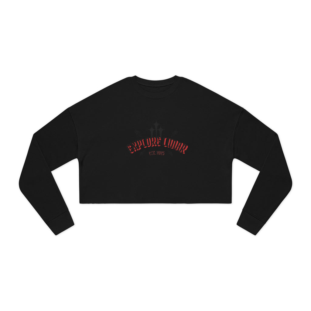 "Explore Lunar" Women's Cropped Sweatshirt