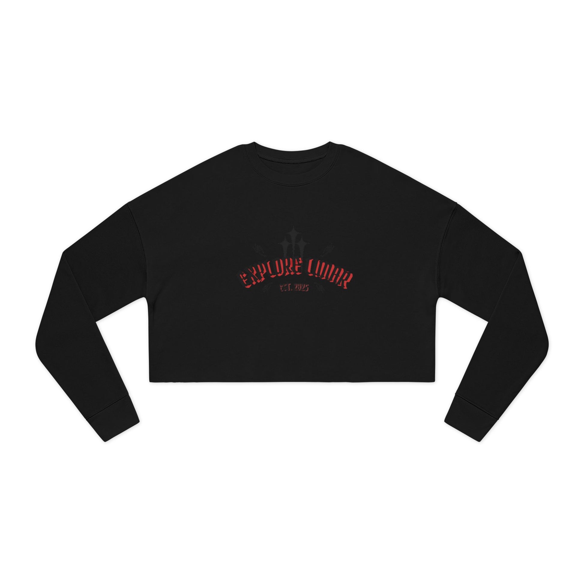 "Explore Lunar" Women's Cropped Sweatshirt