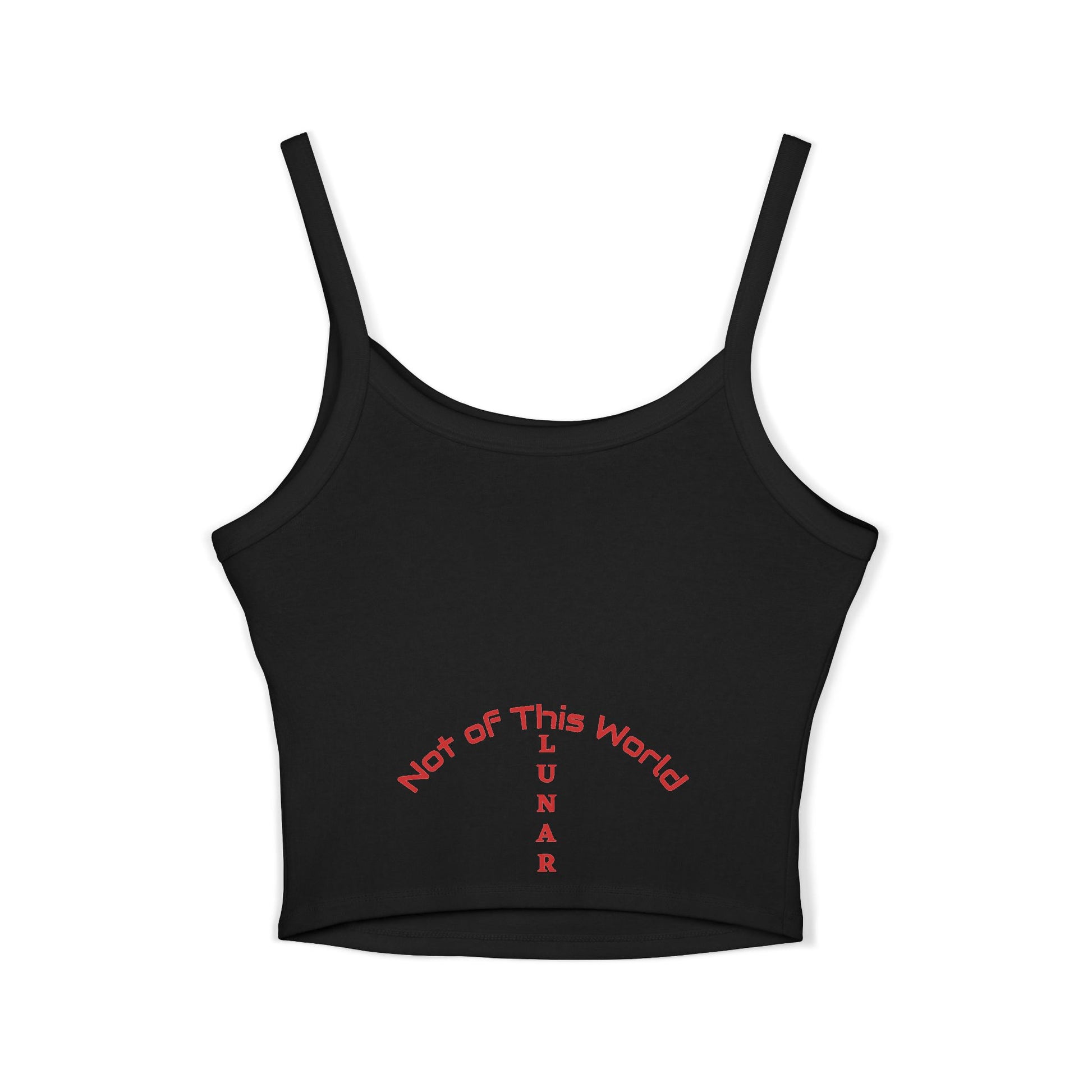 Lunar Adventure Women's Spaghetti Strap Tank Top, Explore the Universe