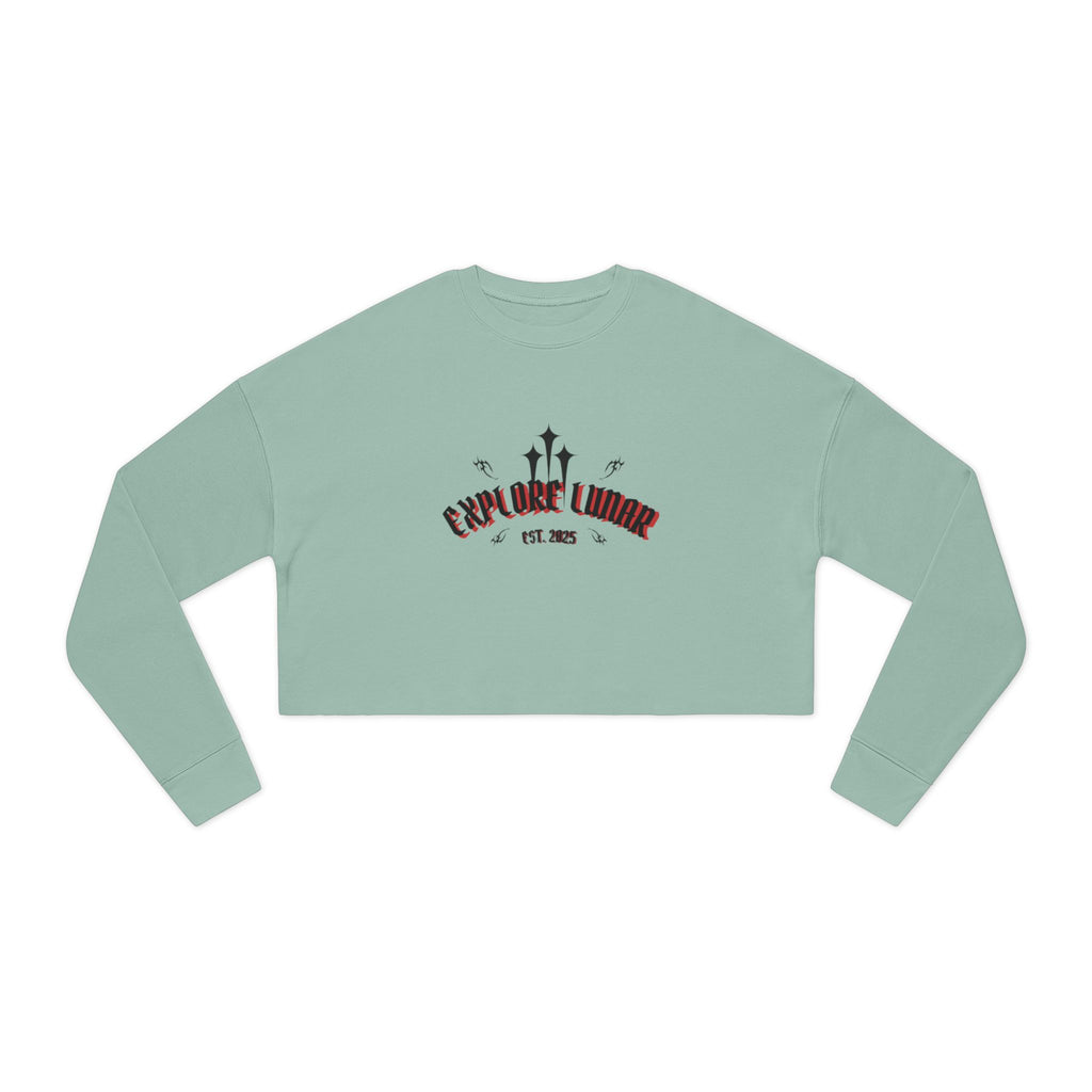 "Explore Lunar" Women's Cropped Sweatshirt