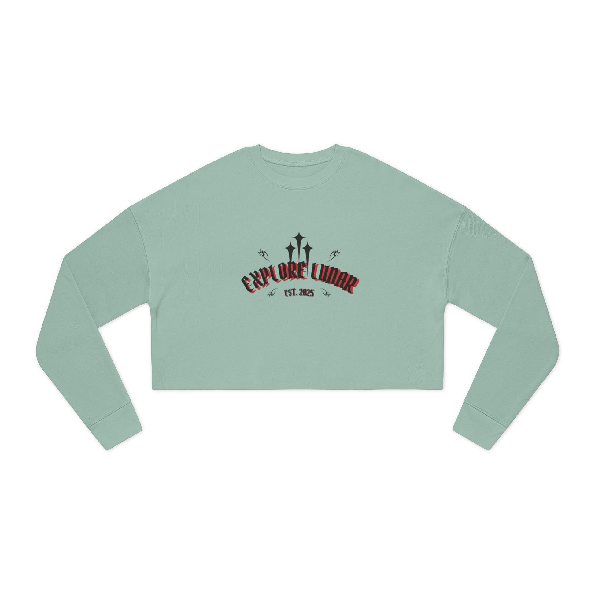 "Explore Lunar" Women's Cropped Sweatshirt