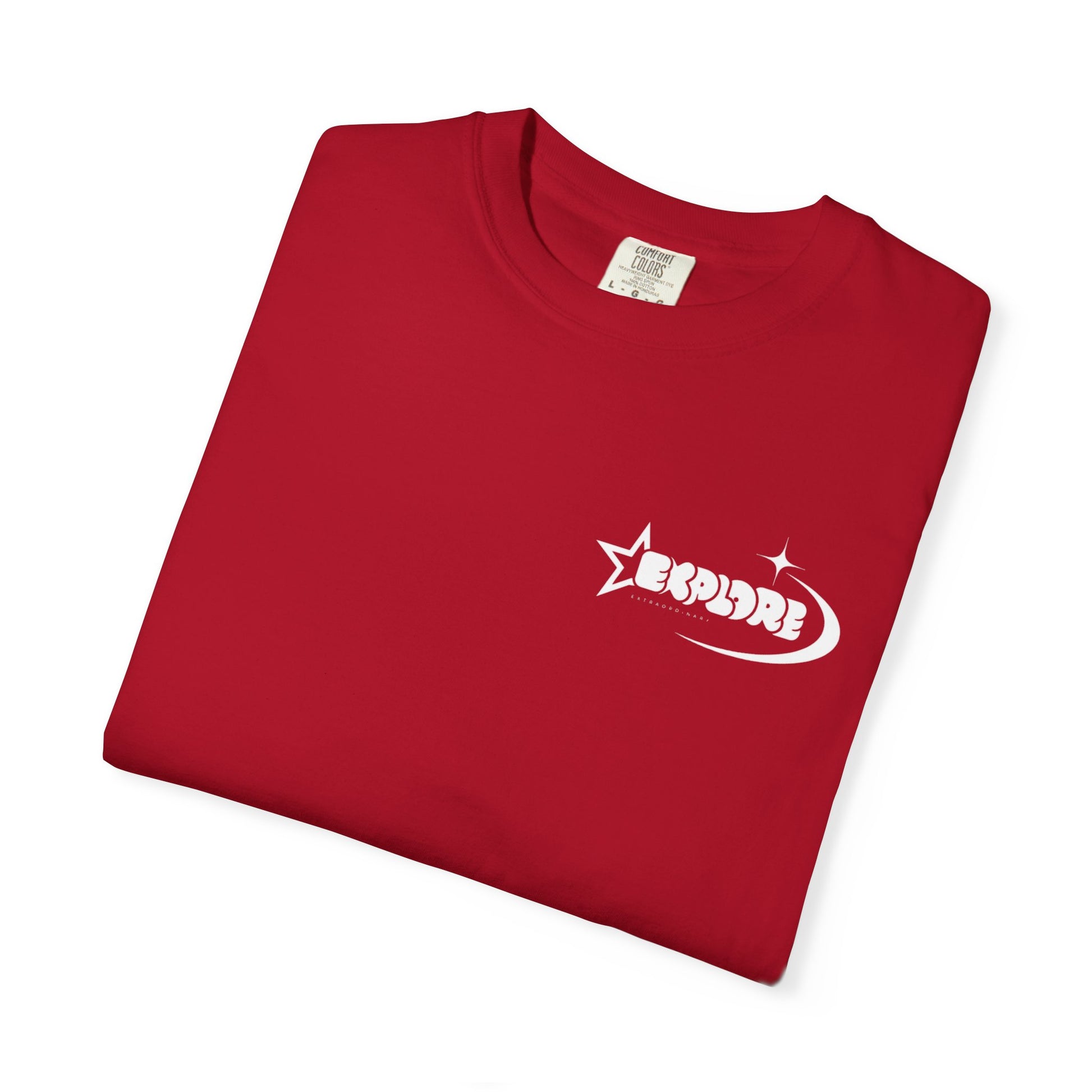 "XPLR LUNAR" box logo statement T-shirt