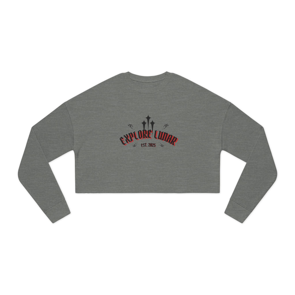 "Explore Lunar" Women's Cropped Sweatshirt