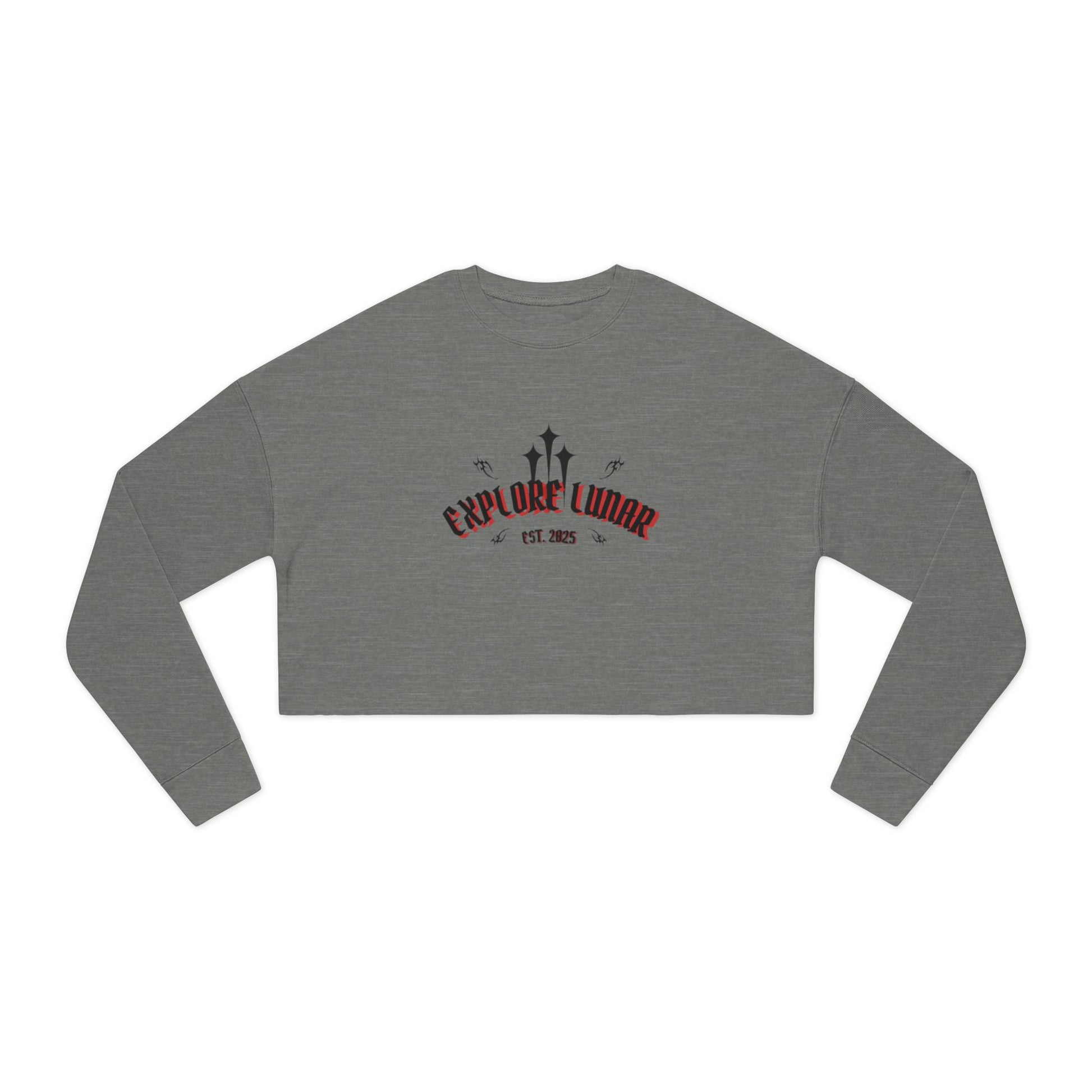"Explore Lunar" Women's Cropped Sweatshirt