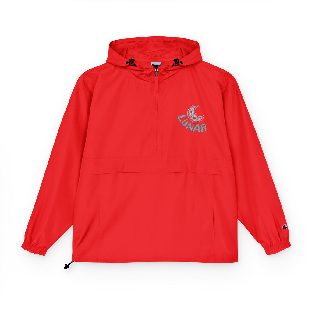 "LUNAR w/ alt "MOON" logo- Champion Packable Anorak Jacket