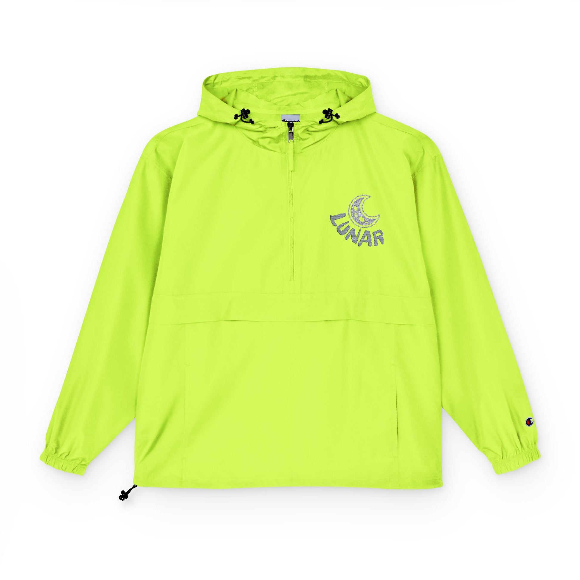 "LUNAR w/ alt "MOON" logo- Champion Packable Anorak Jacket